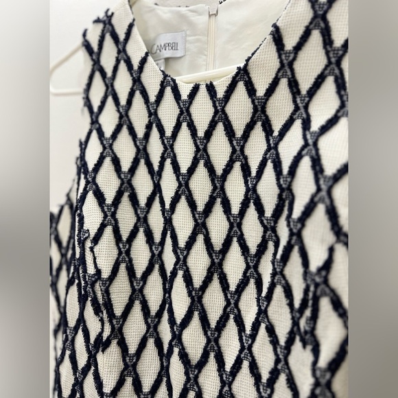 Sara Campbell Blue and Navy Dress - Picture 4 of 7